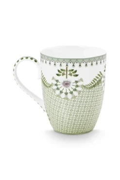 Pip Studio muki Lily&Lotus Tiles 350 ml Light Green