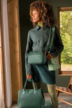 Hot Pip Studio olkalaukku Filou Large Green 40x15,5x28 cm