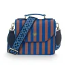 Hot Pip Studio olkalaukku Frances Small Stripe Blue 19x7x17,5 cm