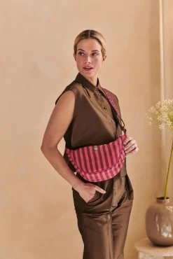 New Pip Studio olkalaukku Freya Half Moon Cross Body Bag Stripe
