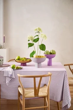pöytäliina Stripes 160x250 cm Lilac*Pip Studio Clearance