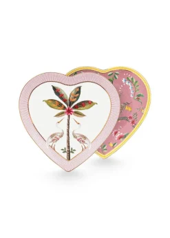 sydänlautanen La Majorelle 21,5 cm 2 kpl Pink*Pip Studio Outlet