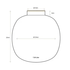 Pip Studio vaasi Lilac 23 cm metalli