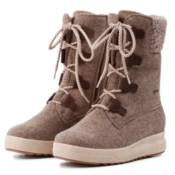 Outlet Pomar pitopohjakengät Reki 102 Sand Felt / Bark Waxy / Wool