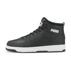 Discount Puma miesten lenkkarit Rebound JOY Fur 375576 01 Black-White