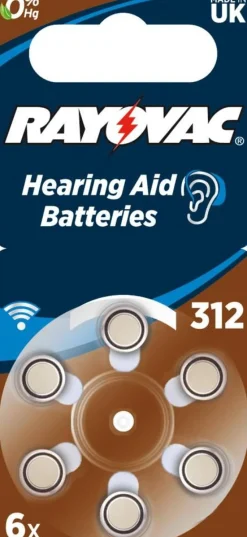 Best Rayovac Kuulokojeparisto 312 6-pack