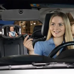 Best Reer takaistuimen LED-peili autoon iso koko 29x20 cm