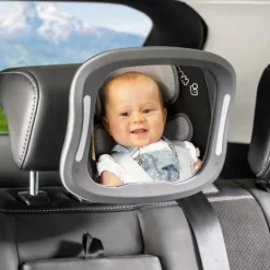 Best Reer takaistuimen LED-peili autoon iso koko 29x20 cm