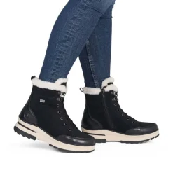 Clearance Remonte nilkkurit D2B76-03 03 Schwarz / Schwarz / Schwarz / Cotton / Schwarz