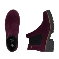 Sale Rieker chelseat 79265-30 30 Brombeer / Schwarz