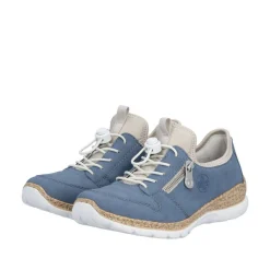 Hot Rieker kävelykengät N42G0-14 14 Indigo / Perlcreme