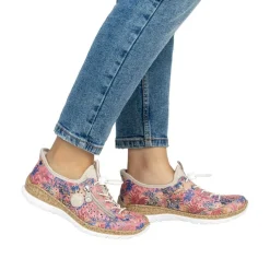 Best Rieker kävelykengät N42V3-90 90 Rosa-Jungle / Ginger