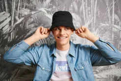 Outlet Salon lakkitehdas Bucket-hattu MUSTA