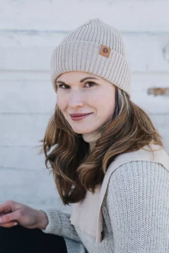 Salon päähine Merino BEIGE