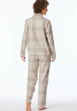 Hot Schiesser flanellipyjama 181991 409 Beige