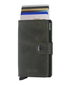 New Secrid lompakko Miniwallet Vintage olive-black Olive - black