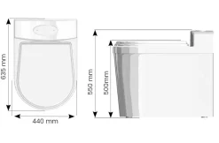 pakastava käymälä Freeze 2000 230V*Separett