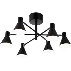 kattoplafondi Noomi 6-os mattamusta*Sessak Outlet