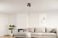 Discount Sessak kattospotti Sierra O 3-os musta