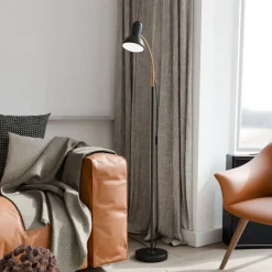 Hot Sessak lattiavalaisin Royal musta/messinki