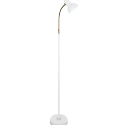 Online Sessak lattiavalaisin Royal valkoinen/messinki