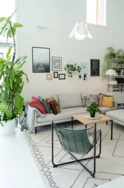 Lehmus L design-riippuvalaisin mattavalkoinen*Sessak Best