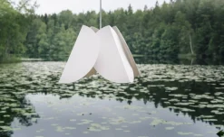 Lehmus L design-riippuvalaisin mattavalkoinen*Sessak Best