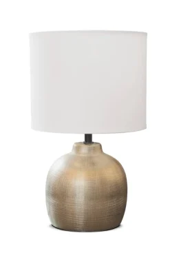 Sale Sessak pöytävalaisin Evelyn kulta/valkoinen