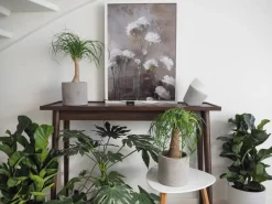 pöytävalaisin Louhi betoninvärinen / valkoinen*Sessak