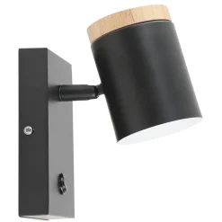seinävalaisin Clemente musta*Sessak Outlet