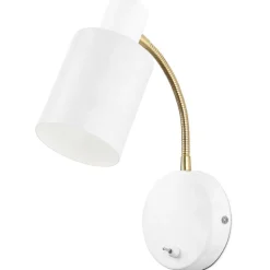 Hot Sessak seinävalaisin Darcel mattavalkoinen