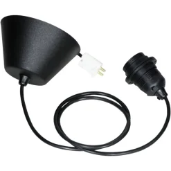 valaisinkaluste E27 musta*Sessak