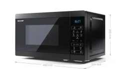 Outlet Sharp mikro YC-MS02E-B musta