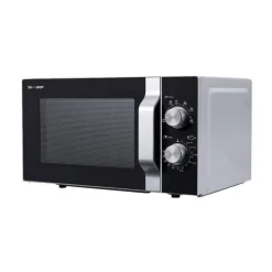 Discount Sharp mikroaaltouuni R204SA musta/hopea
