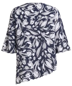 Hot Shenina pusero RAILI 3 Sininen / Valkoinen / Harmaa