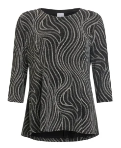 Sale Shenina pusero REIJA 580 3 Hopea / Musta