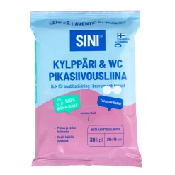 pikasiivousliina kylppäri & WC 28x18 cm 30 kpl laventel*Sini Clearance