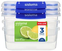 Klip It + rasiasetti 3 kpl 1 L*Sistema Outlet