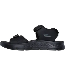 Clearance Skechers sandaalit BBK Go Walk Flex Sandal - Antigua Beach BBK Black