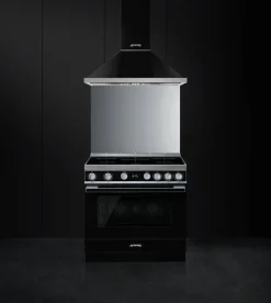 induktioliesi monitoimiuunilla CPF9IPBL Portofino musta*Smeg Best