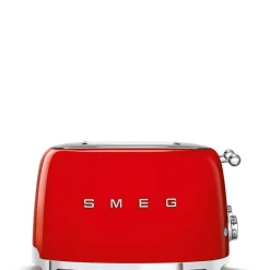 New Smeg leivänpaahdin TSF03RDEU 4-viipaleen, punainen