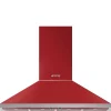 Outlet Smeg liesituuletin Portofino 120 cm punainen