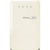 Best Smeg retrojääkaappi FAB5LCR5 73 cm, kerma, vasen