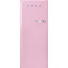 retrojääkaappi FAB28LPK5 153 cm, vaal. pun., vasen*Smeg Discount