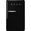 Clearance Smeg retrojääkaappi FAB10RBL5, musta, oikea