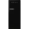 retrojääkaappi FAB28RBL5 153 cm, musta, oikea*Smeg Best