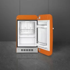 New Smeg retrojääkaappi FAB5ROR5 73 cm, oranssi, oikea