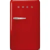 Outlet Smeg retrojääkaappi FAB10RRD5, punainen, oikea