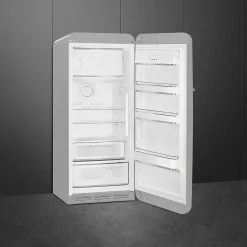 Discount Smeg retrojääkaappi FAB28RSV5 153 cm, hopea, oikea