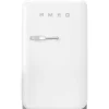 Sale Smeg retrojääkaappi FAB5RWH5 73 cm, valkoinen, oikea